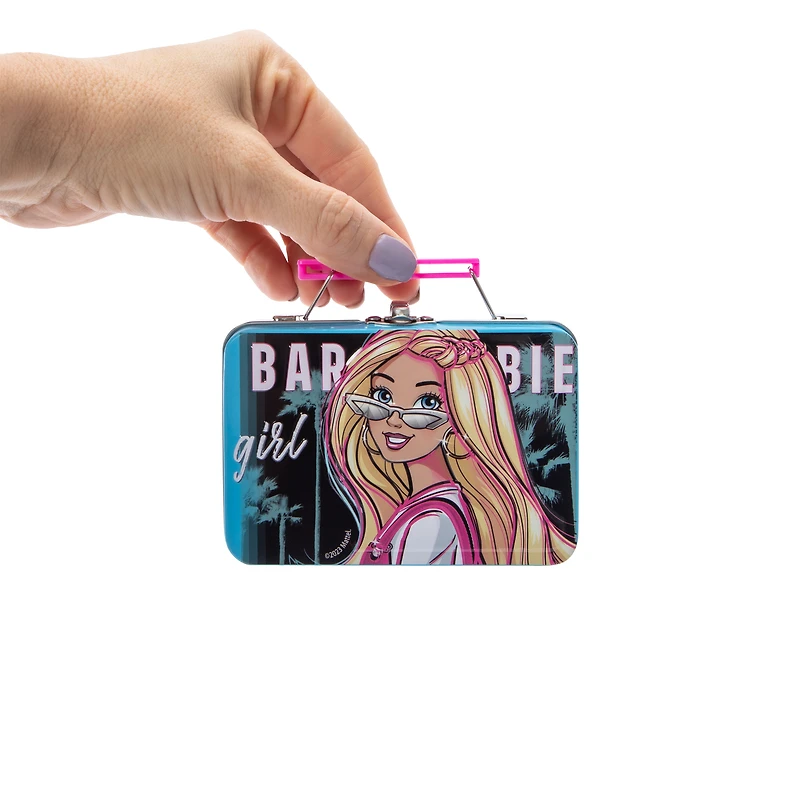 barbie™ flavored lip balm set with collectible tin
