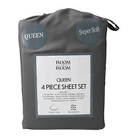 Queen Sheets 4-Piece Set