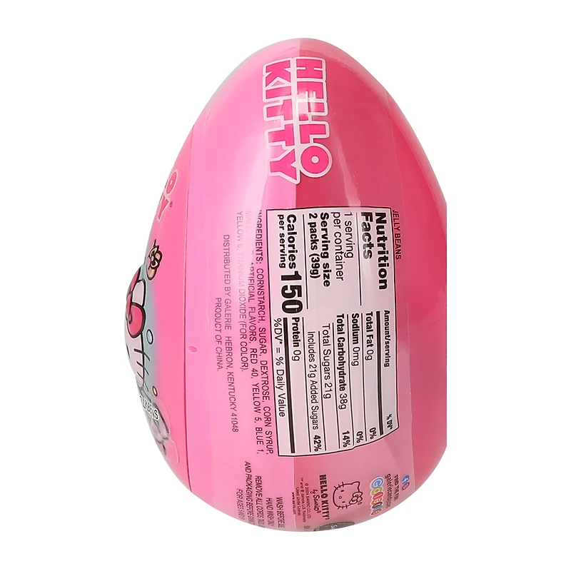 hello kitty® jumbo easter egg with candy & stickers