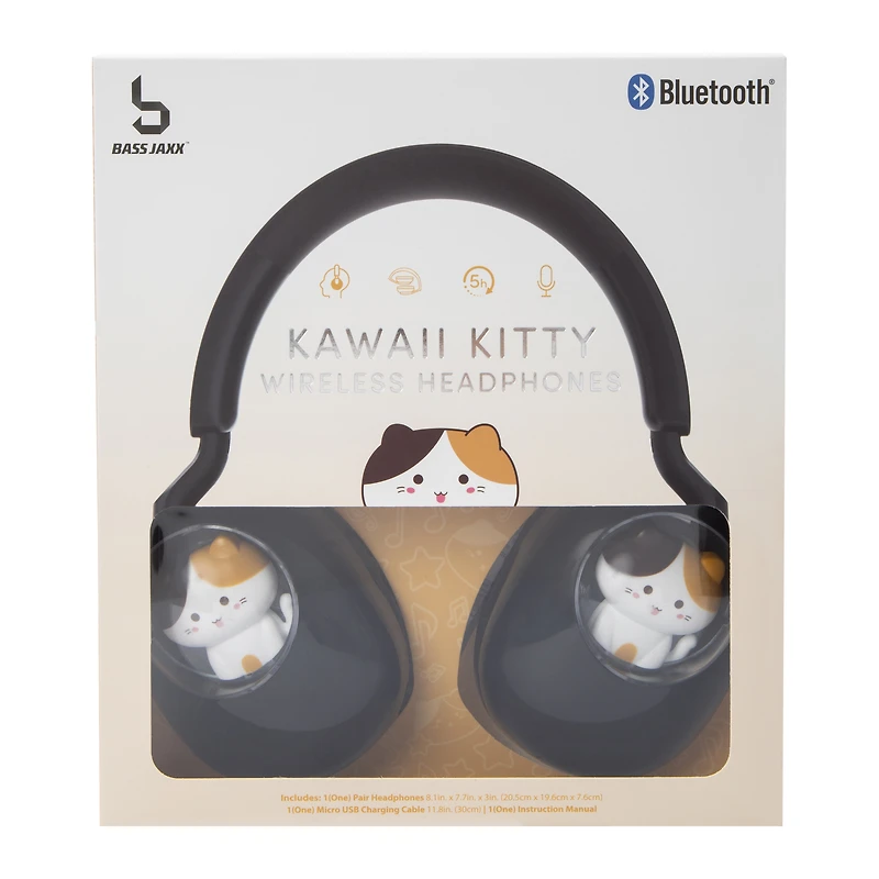 Kawaii Bluetooth® Wireless Headphones With Mic