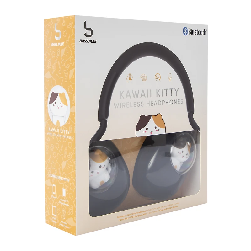 Kawaii Bluetooth® Wireless Headphones With Mic
