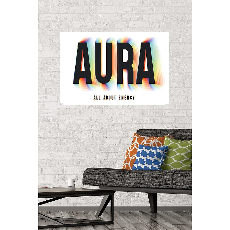 ‘’aura’ wall poster 34in x 22.4in
