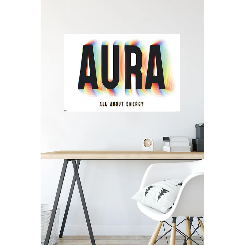 ‘’aura’ wall poster 34in x 22.4in