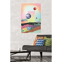 abstract outer space poster 34in x 22.4in