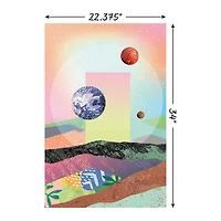 abstract outer space poster 34in x 22.4in