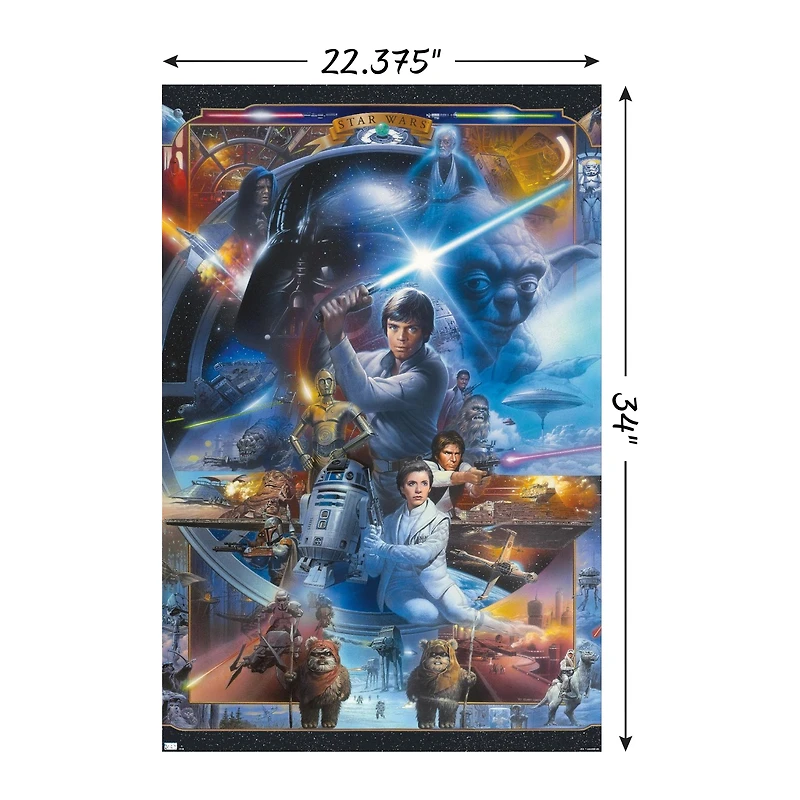 Star Wars Poster 22.37in x 34in