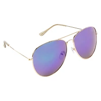 Ladies Mirror Aviator Sunglasses