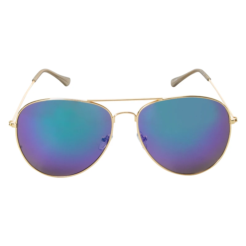 Ladies Mirror Aviator Sunglasses