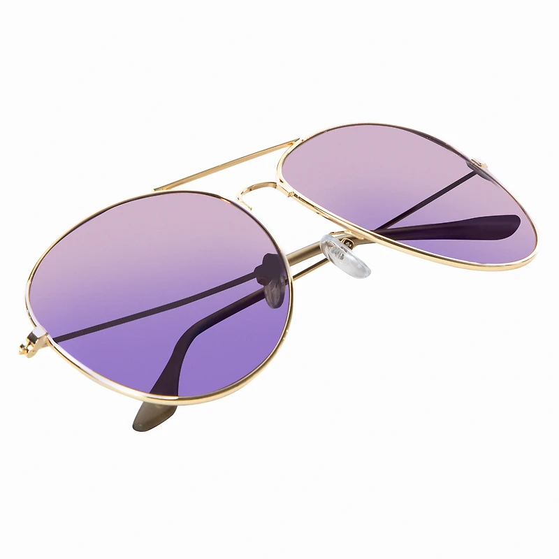 Ladies Mirror Aviator Sunglasses