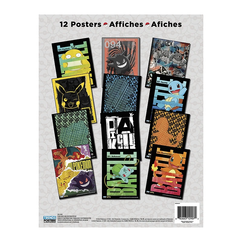 Pokemon™ Poster Book 12-Count
