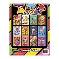 Mushrooms Poster Book 12-Count