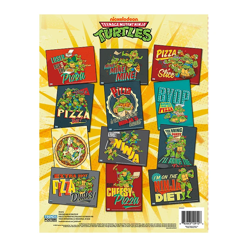 Teenage Mutant Ninja Turtles® Poster Book 12-Count