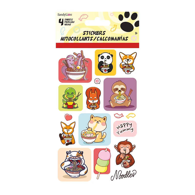 Ramen Stickers 4 Sheets
