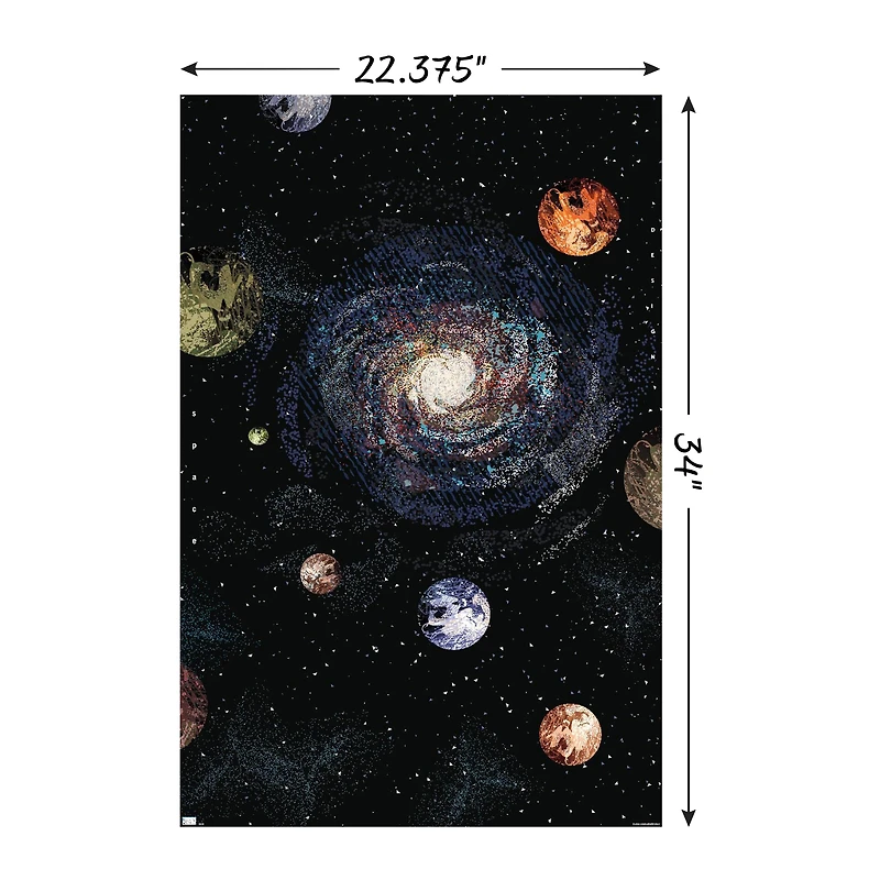 Galaxy Poster 22.37in x 34in