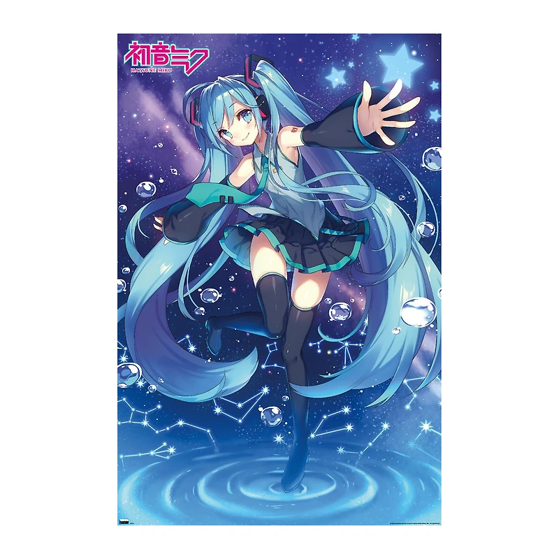 Hatsune Miku Poster 22.37in x 34in