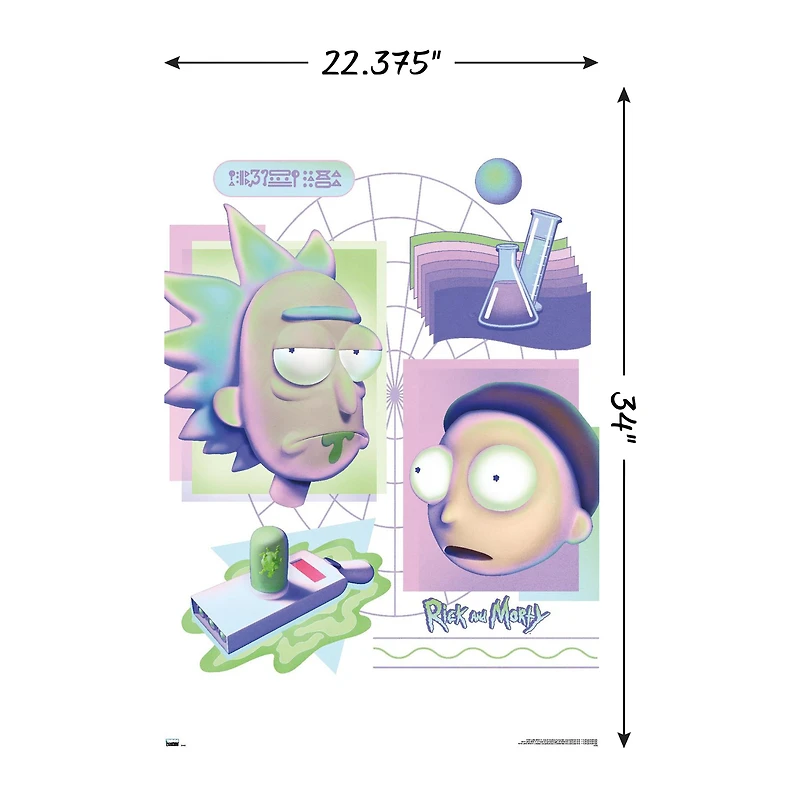 Rick And Morty™ Chemistry Poster 22.375in x 34in