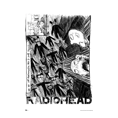 Radiohead Poster 22.37in x 34in