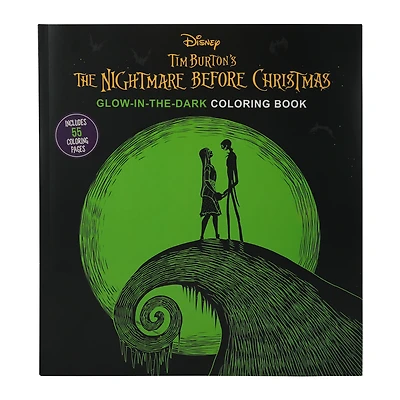 Disney Tim Burton's The Nightmare Before Christmas Glow-In-The-Dark Coloring Book