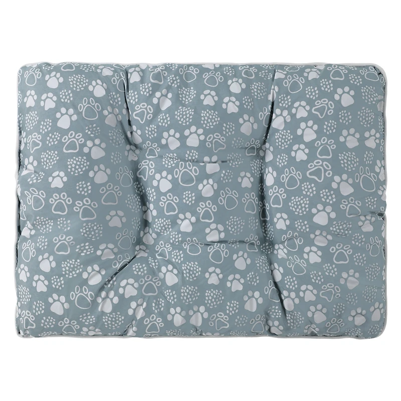Paws Tufted Pet Bed 25in x 19in