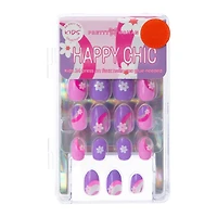 Pretty Woman Kid's Press On Nails 24-Count - Happy Chic
