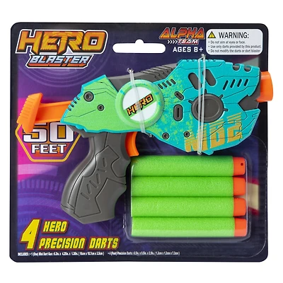 Hero Dart Blaster & 4 Darts