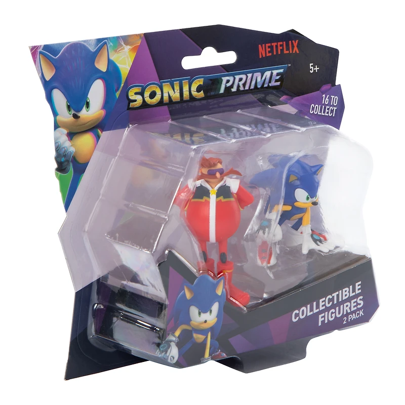 Sonic Prime™ Collectible Figures 2-Pack (Styles May Vary)