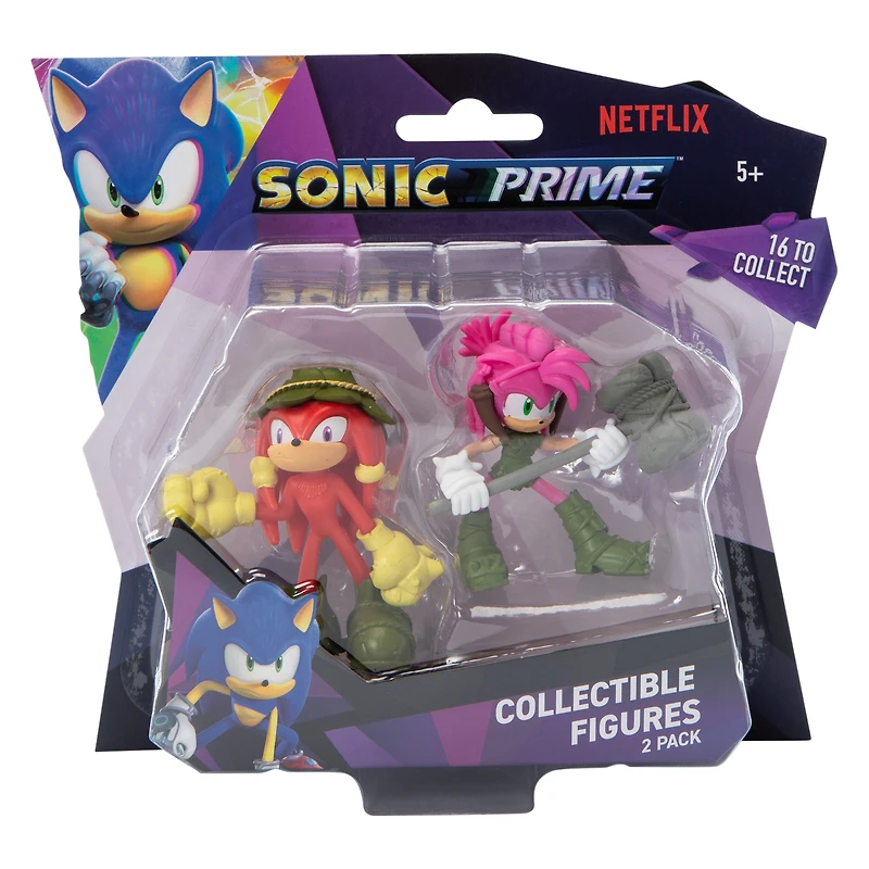 Sonic Prime™ Collectible Figures 2-Pack (Styles May Vary)