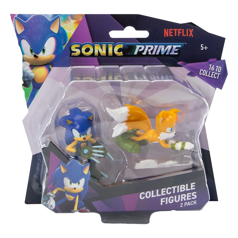 Sonic Prime™ Collectible Figures 2-Pack (Styles May Vary)