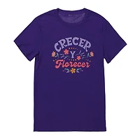 'crecer y florecer' graphic tee
