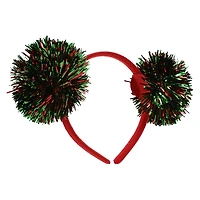 pom pom holiday headband