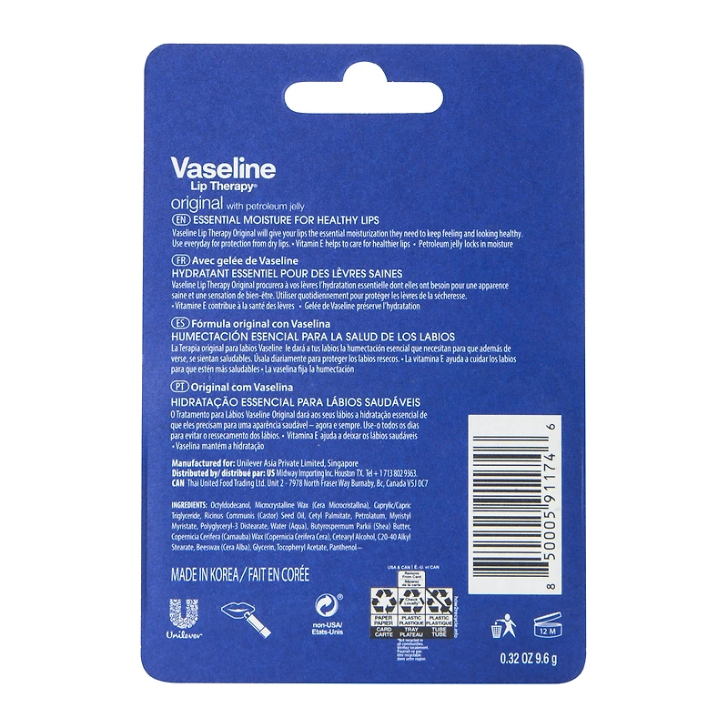 Vaseline® Original Lip Therapy® Stick 2-Pack