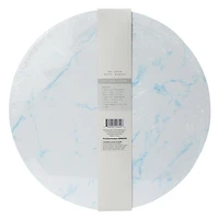 Round Marble Dry Erase Board 12in x
