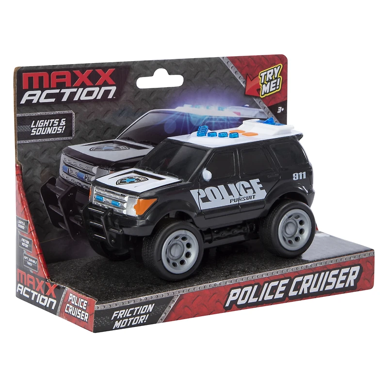 Police Car Friction Vehicle