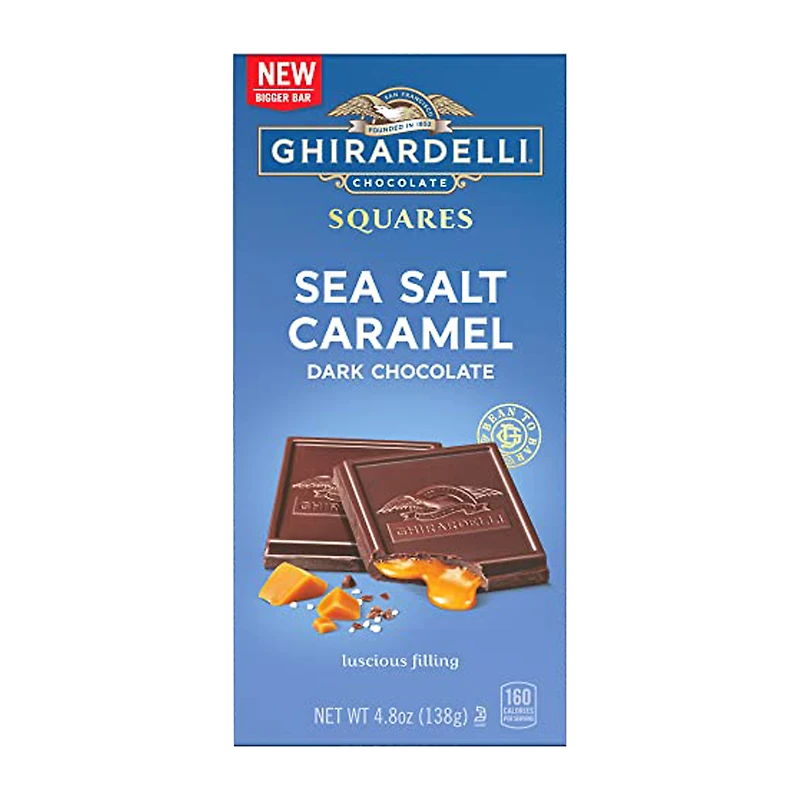 Ghirardelli Chocolate® Sea Salt Caramel Dark Chocolate Squares 4.8oz