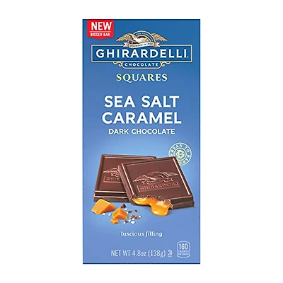 Ghirardelli Chocolate® Sea Salt Caramel Dark Chocolate Squares 4.8oz