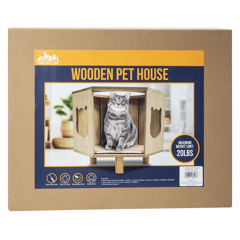 Wooden Cat House