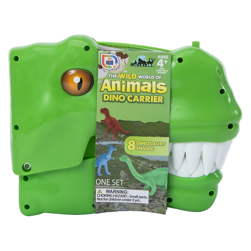 The Wild World Of Animals Carrier & Toy Figures Set