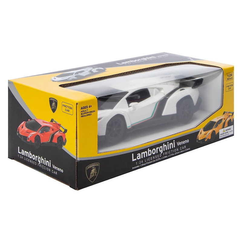 lamborghini® veneno 1:24 licensed friction car