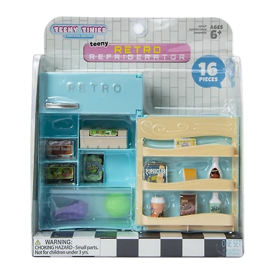 Teeny Tinies Retro Refrigerator 16-Piece Set