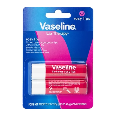 Vaseline® Rosy Lips Lip Therapy® Stick 2-Pack