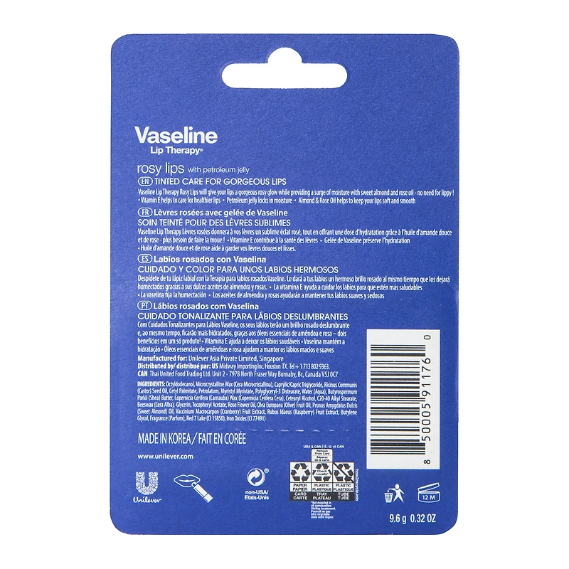 Vaseline® Rosy Lips Lip Therapy® Stick 2-Pack