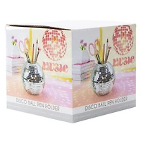 Disco Ball Pen Holder 4.33in x 3.74in