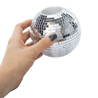 Disco Ball Pen Holder 4.33in x 3.74in