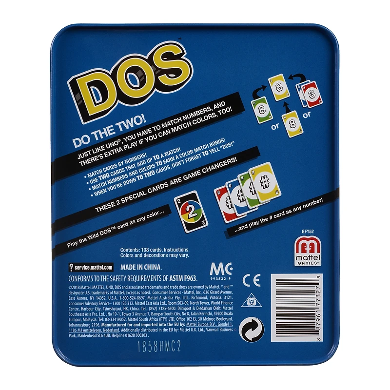 Dos™ Card Game Tin