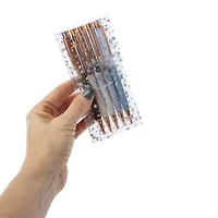 Pens & Pouch Set 6-Piece