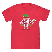 Gamer Elf Family Christmas Graphic Tee