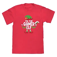 Gamer Elf Family Christmas Graphic Tee