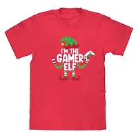 Gamer Elf Family Christmas Graphic Tee