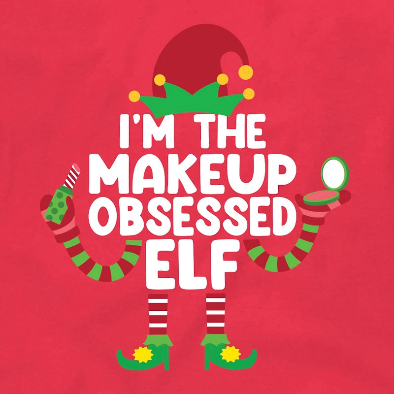 Makeup Elf Family Christmas Graphic Tee