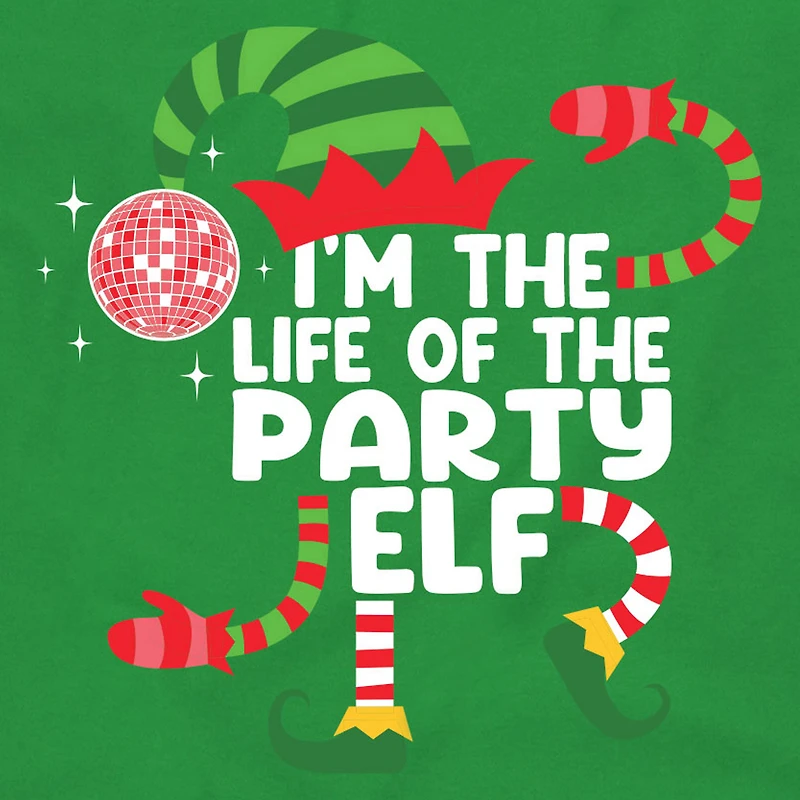 Party Elf Family Christmas Graphic Tee